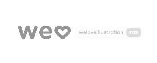 we love illustration logo